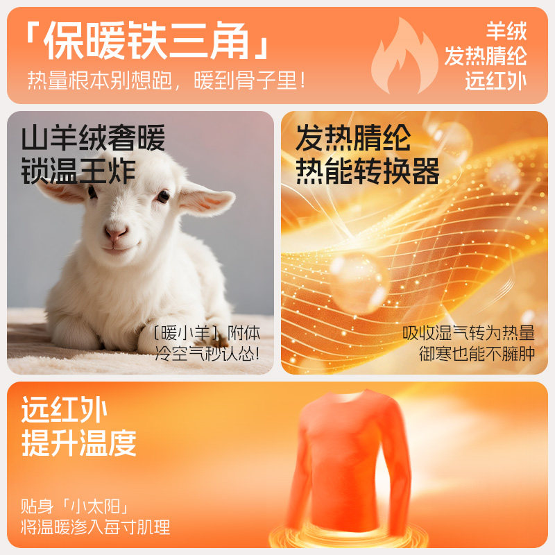 南极人男士保暖内衣上衣男款羊绒蚕丝棉毛打底衫冬季单件秋衣薄款,淘宝优惠券,粉丝福利购,淘宝优惠卷