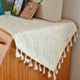 Cotton and linen small fresh table flag pastoral cover fabric bed