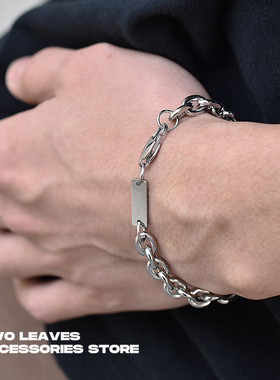 TWOLEAVES男女美简约十字链手链