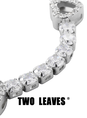 TWOLEAVES爱心网球手链
