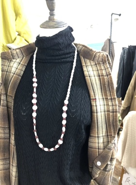 亏本清仓特价福利款手工制作天然贝壳项链百搭文艺小清新淑女田园