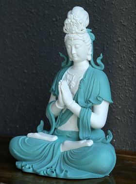观音菩萨新中式风礼盒装工艺品