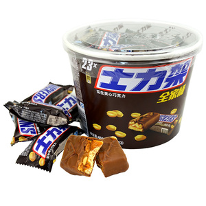 【双11】士力架花生夹心巧克力桶装460g