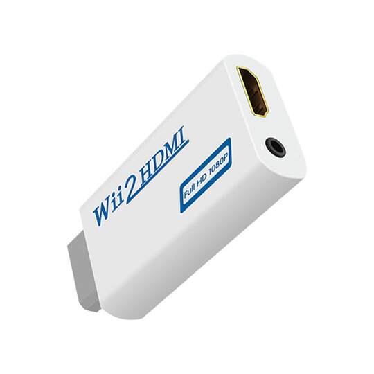 Конвертер Wii в HDMI Игровая консоль Wii, подключенная к монитору телевизора высокой четкости Nintendo