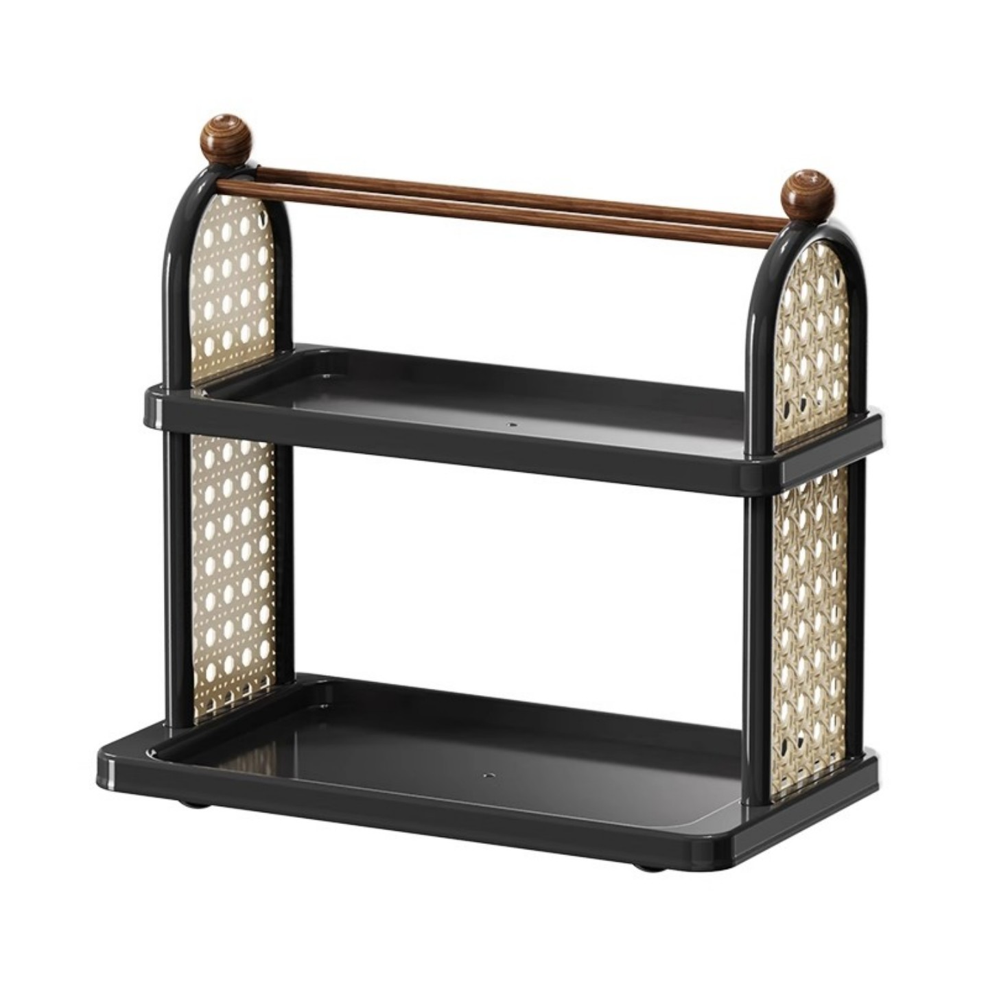 杯子置物架桌面水杯收纳架餐桌茶杯托盘家用双层沥水杯配菜备菜盘 - 图3