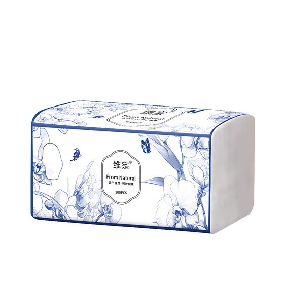 Weizong five-layer thickened toilet paper large size 175*175 affordable household soft and comfortable facial tissue