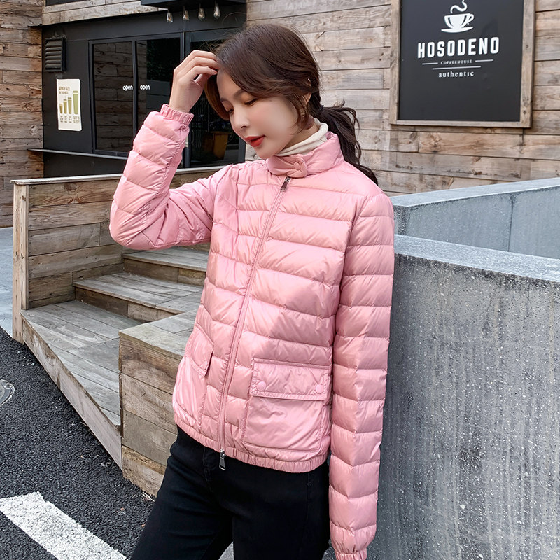 诗都奇2020新款轻薄女时尚反季短款 诗都奇羽绒服