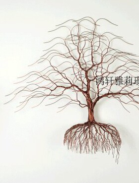 艺术发财树客厅工作室中式风壁饰