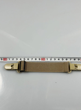可调节裤腰部收紧带手套夹服饰防滑固定带背部束带松紧吊带塑料夹
