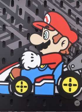 3D打印金属洞洞板磁吸马里奥超级玛丽冰箱贴马里奥磁力贴创意贴画