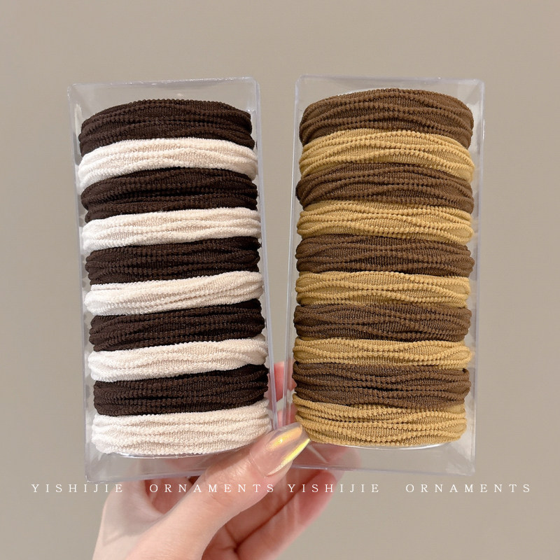 高弹力头圈女2025新款头绳高马尾橡皮筋发圈女士扎头耐用发绳头饰,淘宝优惠券,粉丝福利购,淘宝优惠卷