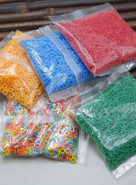 菠萝彩线圈手工diy饰品配件彩色