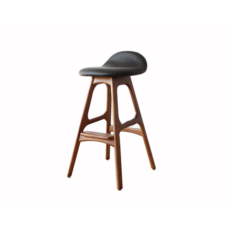 Erik Buch Model 61 Barstool 丹麦设计师款吧椅中古风实木高脚凳 - 图3