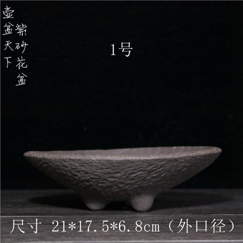 宜兴紫砂粗陶异形个性创意盆景盆绿植多肉花卉小花盆原创设计322 - 图0