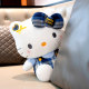 HelloKitty Doll Dark Blue Checkered Doll KT Cat