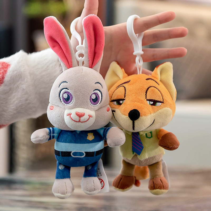 正版疯狂动物城兔子朱迪钥匙扣挂件迷你小号尼克玩偶包包挂饰可爱,淘宝优惠券,粉丝福利购,淘宝优惠卷