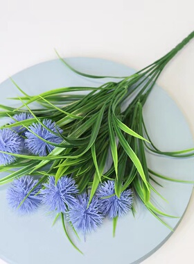 假花相思豆装饰栅栏插花