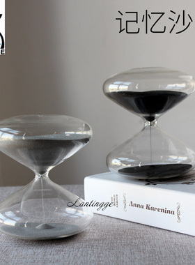 记忆沙漏30分钟计时展架摆件礼物送男女朋友生日礼品促