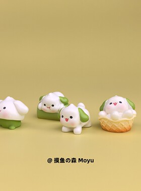 可爱治愈小狗狗桌面摆件