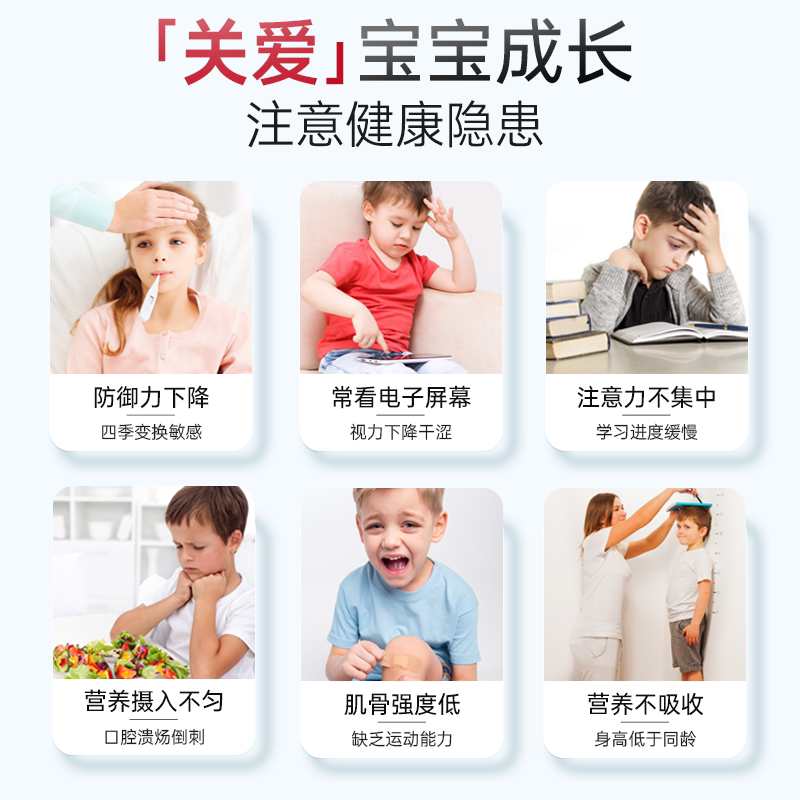 健式XYMOGEN儿童多维b族胡萝卜素叶黄素复合天然活性维生素进口