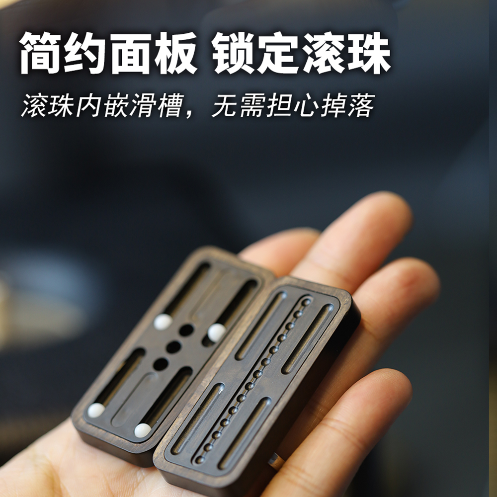 搞点好玩黑檀木回檀机械叮叮回弹推牌edc解压玩具随身把玩手把件,淘宝优惠券,粉丝福利购,淘宝优惠卷