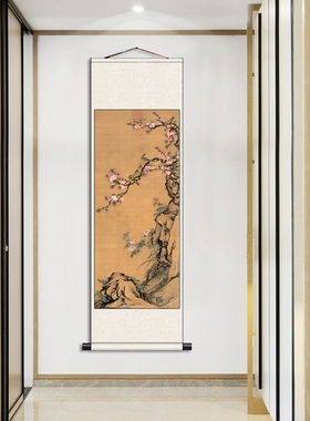 仕女人物挂画丝绸卷轴画古典家居装饰装饰画国画卷轴2026新品传统