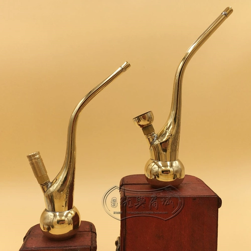 Медный кальян, латунный мужской портативный мундштук