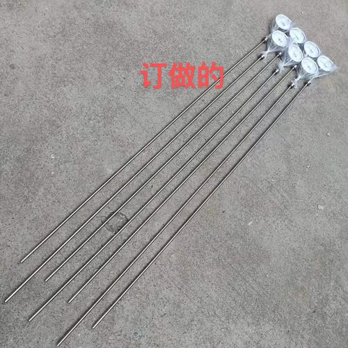 双金属温度计WSS-401/411 指针不锈钢温度表 工业锅炉管道温度计 - 图2