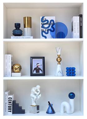 样板间简约风相架组合zh2393摆件