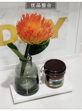 卫生间仿真花挂画组合软装饰品