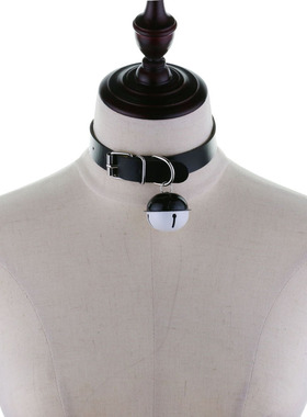 朋克铃铛项圈颈套狗牌项链