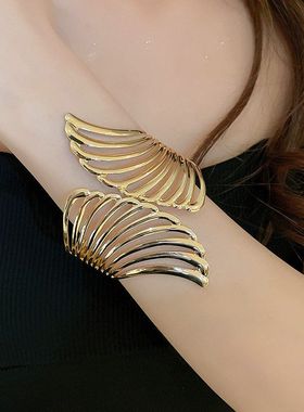 欧美个性开口臂环手镯