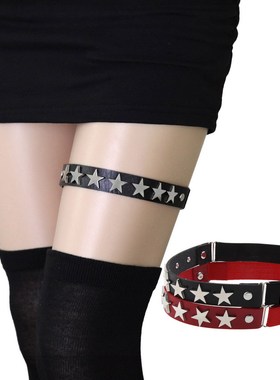 哥特朋克风个性简约铆钉项圈PU