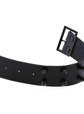 朋克风欧美夸张皮手镯铆钉手链