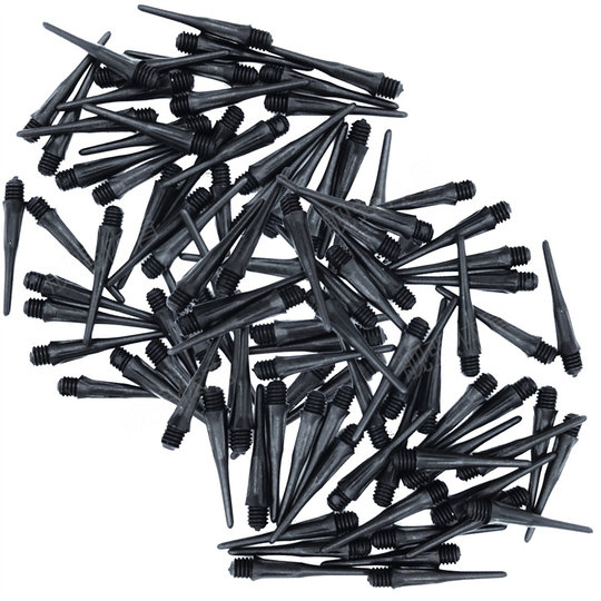 电子飞镖头2BA软式飞镖针替换头黑色100个安全飞镖配件替换头50个