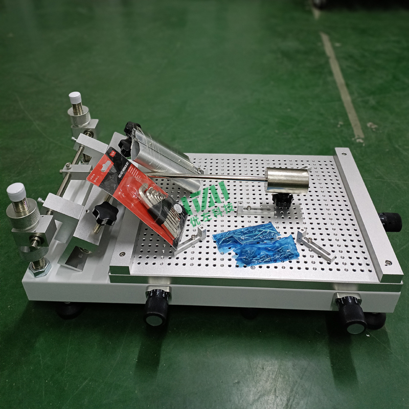 高精密丝印台手印台SMT丝印机PCB线路板钢丝网手动印刷机厂家包邮 - 图0