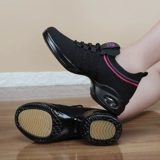 Танцевальная обувь плаза танцевальная обувь танцевальная обувь 22 Новая женщина мягкая неперфиновая спортивная спортивная танцевальная туфли Aquarius Jazz White