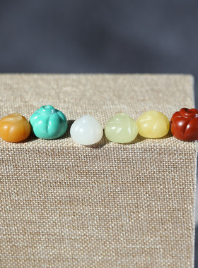 包子手链没项链卡通和田玉吊坠萌