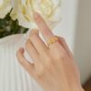 Chow Sang Sang Essence Everlasting Daisy Gold Ring Cute Princess Style Fashion Pure Gold Ring 50470R