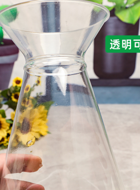 批发手打螺旋花束花瓶塑料插花瓶