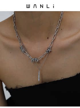 挽里饰品|双层打结insins冷淡风