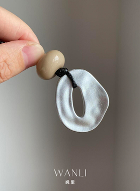 不规则吊坠长款项链小众高级感