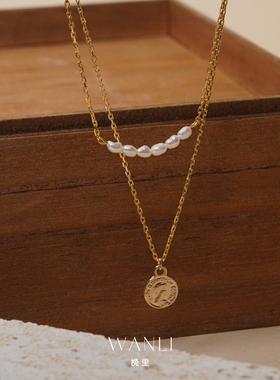 日常百搭配裙子高级小项链不掉色