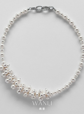 挽里2026新款爆款白色珍珠项链