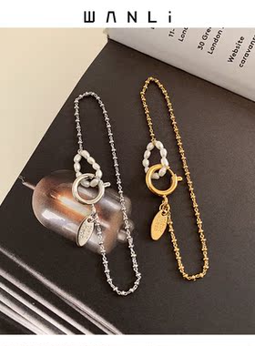挽里饰品|金银天然ins圆圈法式
