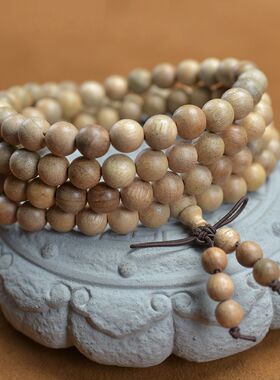 天然香樟木手串佛珠男女款文玩手链饰品念珠佛珠精品饰品民族古风