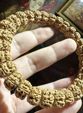 天然藏式树王小金刚菩提子手串爆肉金刚普提佛珠盘玩文玩手持手链