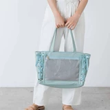 Серебряная сиреневая лента, белая сумка, (в наличии на складе)