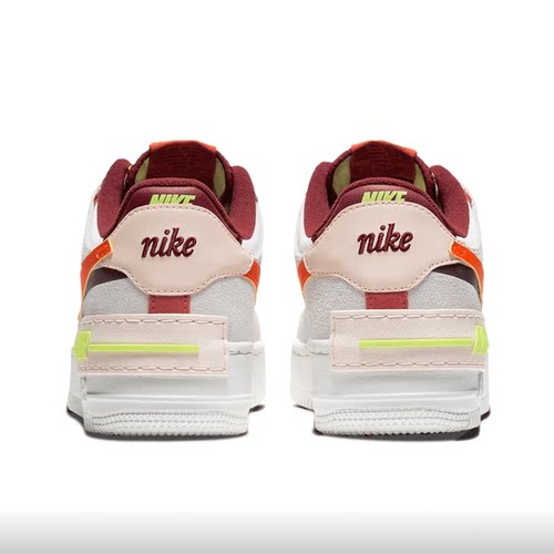 NIKE耐克Air Force 1轻便舒适耐磨百搭经典复古板鞋CU8591-600 - 图1