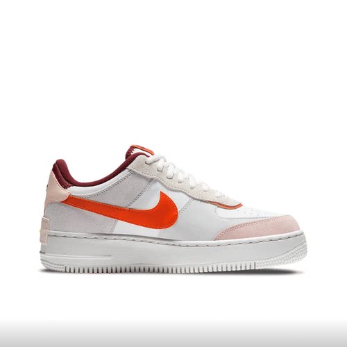 NIKE耐克Air Force 1轻便舒适耐磨百搭经典复古板鞋CU8591-600 - 图0